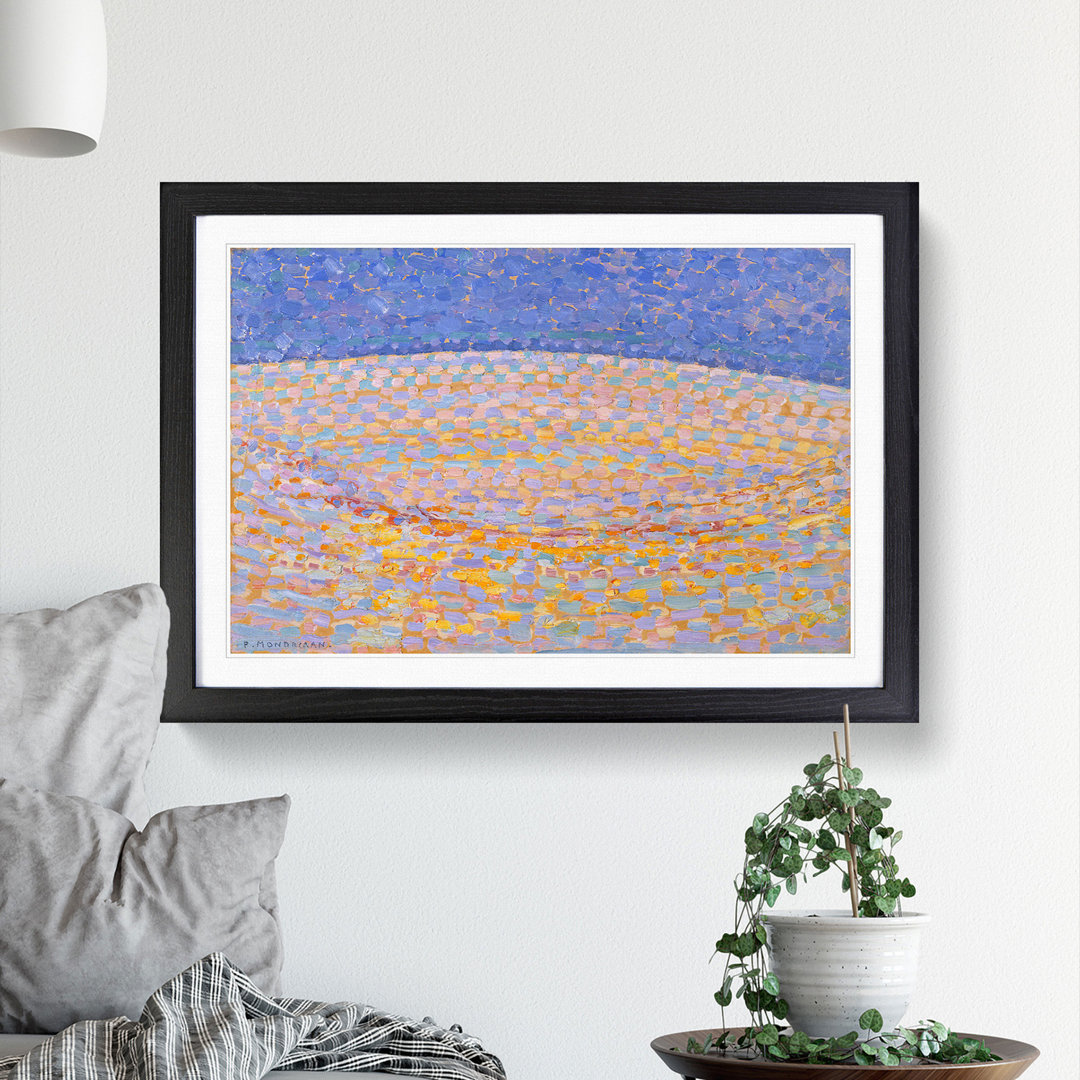 Dune Iii by Piet Mondrian - Picture Frame Painting