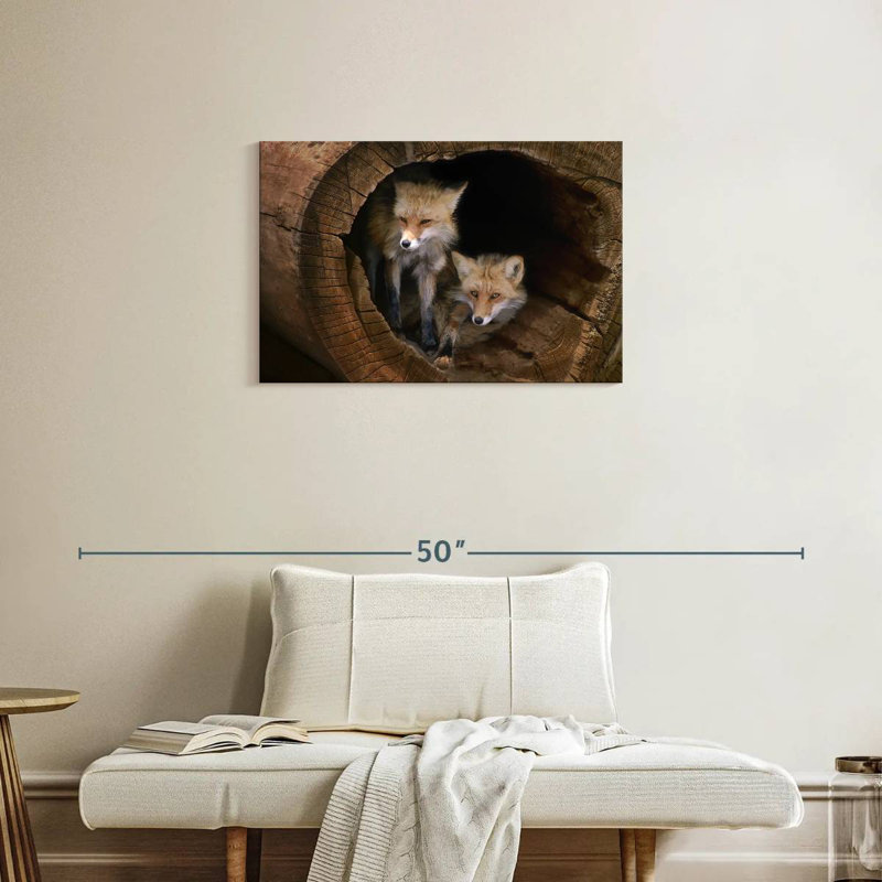 Brampt Kit Foxes, 20" H x 30" W