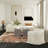 Faux Leather Swivel Barrel Chair-1581498360