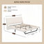 Structure de lit en cuir Pu-137046421-137046423
