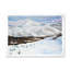 Paysage d'hiver avec des montagnes enneigées - Peinture sur toile-60160230-60160240