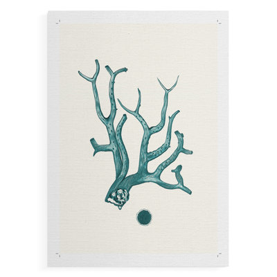 Corail antique antique - reproduction de toile seulement - non encadrée