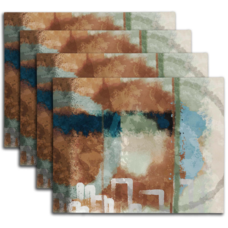 Napperon abstrait en polyester