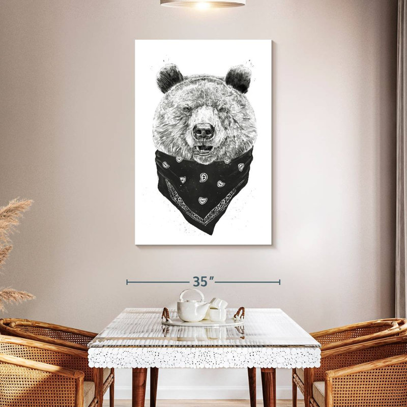 Brampt Wild Bear II, 48" H x 32" W