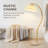 60-Inch Arched Floor Lamp, Gold