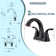 2 Handle Bathroom Faucet with Drain