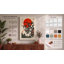 Blossom and Rising Sun Japandi - Wrapped Canvas-1800434040-1800434041