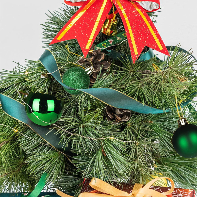 Ornement boule de Noël peint, Vert