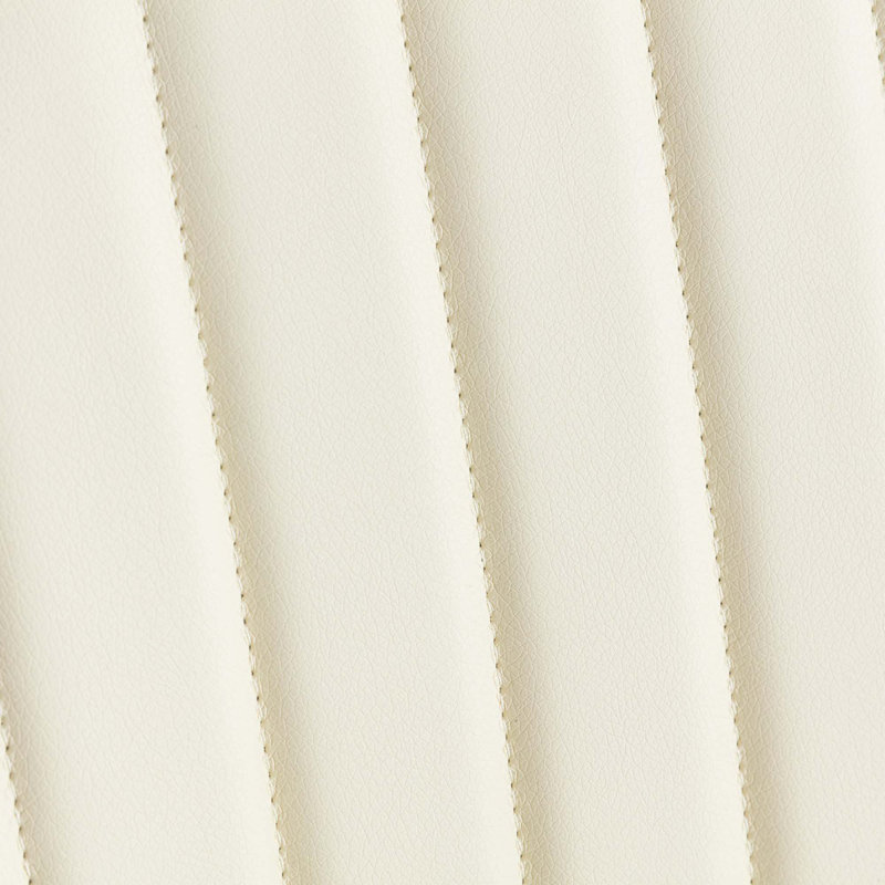 Chaises de salle à manger rembourrées Titus, Beige, 2