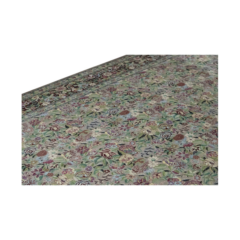 Hand-Knotted High-Quality Beige Area Rug