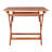 Updegraff Square Eucalyptus Folding Outdoor Dining Table , 35.43'' in. W 35.43'' in. D