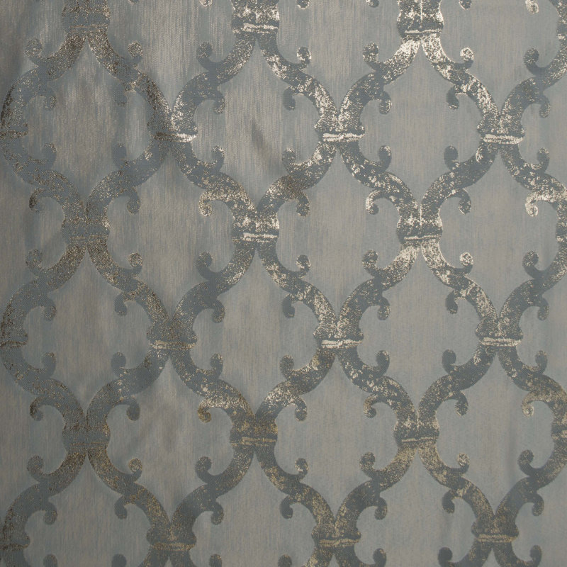 Tissu, Bleu sarcelle doré