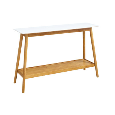 Zakariyah 47.25'' Solid Wood Top Console Table