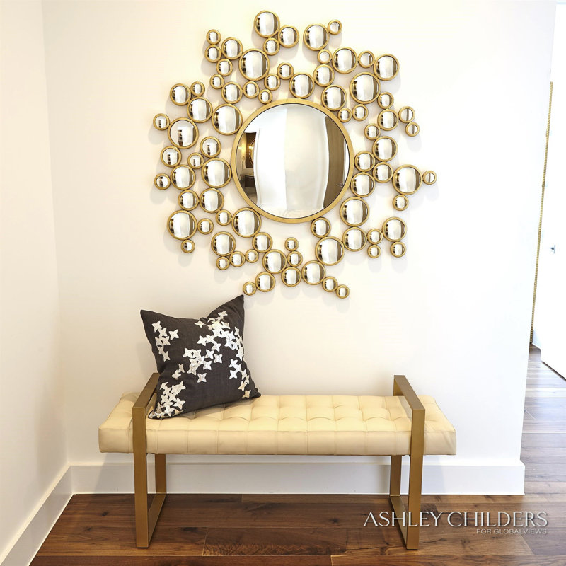 Aquarius Mirror-Leaf, Gold