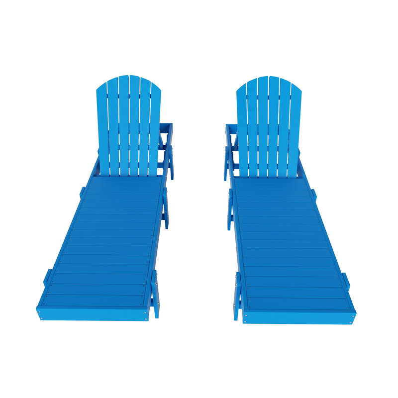 Altura Outdoor Chaise Lounge Set, Pacific Blue