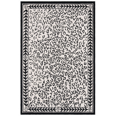 Chelsea Hand Hooked Wool Animal Print Rug