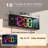 Large Digital Wall Mount Clock, Count Down Timer With Remote, Alarm, Big LED, Birthday Gift,(Black)