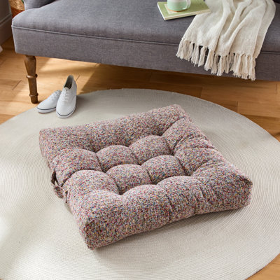  Coussin décoratif rayé intérieur / extérieur en polyester