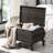 Dejiah Rectangular Wicker Outdoor Coffee Table with Storage