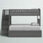Lit superposé avec lit gigogne en bois massif Jaxson Kids-204376648-174643748