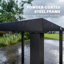 Steel Patio Dining Set Table,