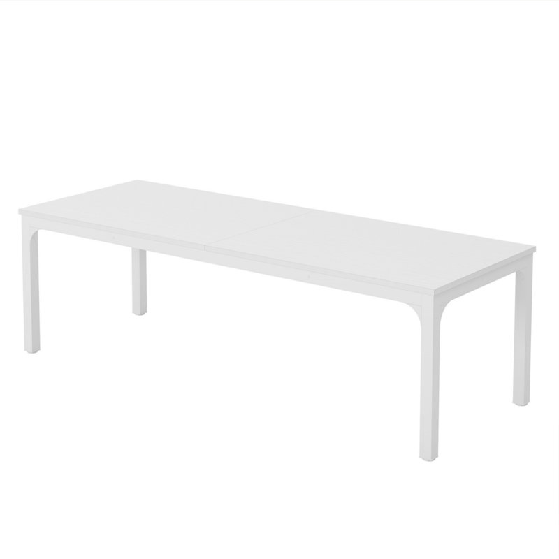 78.7-inch Home Office Dual-station Computer Desk, White