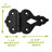 Hoosier Cabinet Surface/Face Mount Hinge