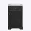 Meuble-lavabo de 20 po avec lavabo, armoire de salle de bain avec porte à fermeture douce, support de rangement et tablette réglable-1293266526