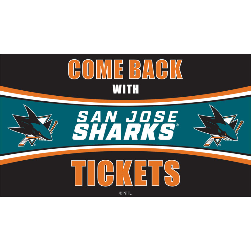 Paillasson en PVC, NHL San Jose Sharks