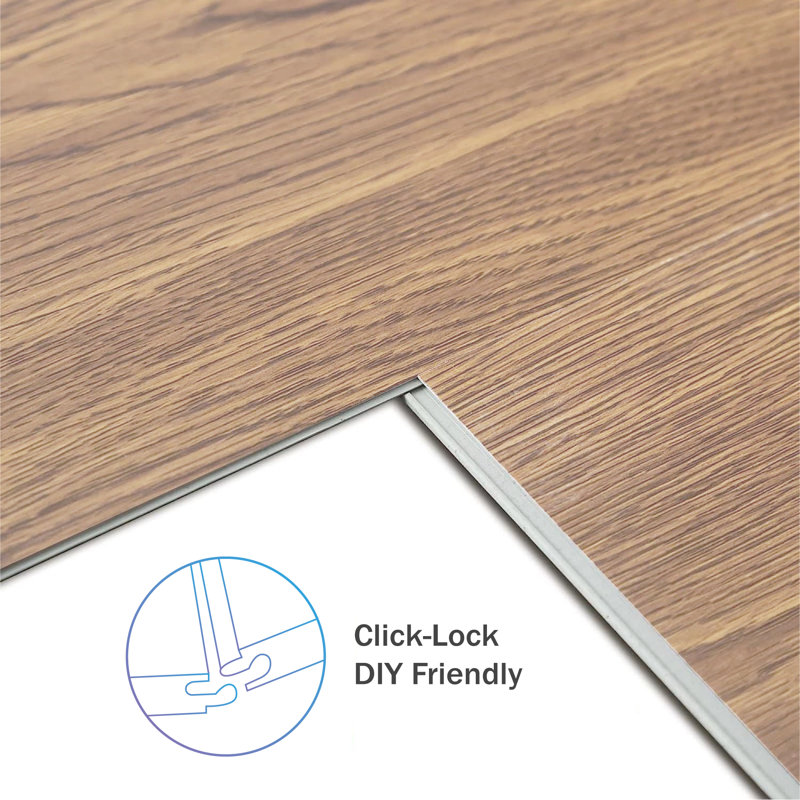 Planche de vinyle de luxe 48 po x 72 po x 0,2 mm, Beige
