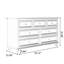 Black Solid + Manufactured Wood Accent Cabinet-187981357
