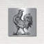 August Grove® «Proud Rooster» par Art Licensing Studio, art mural en métal-363959327
