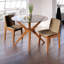 Table de salle à manger en verre Barclee-380095245
