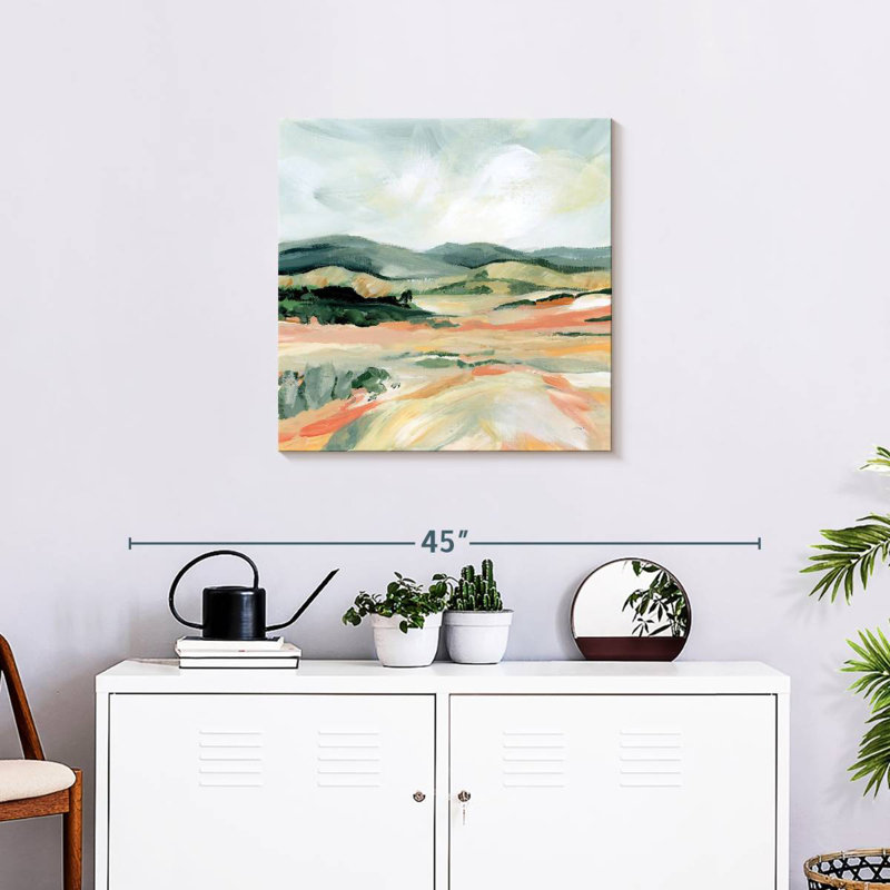 Alvord Vermillion Landscape I, H 24 po x l 24 po