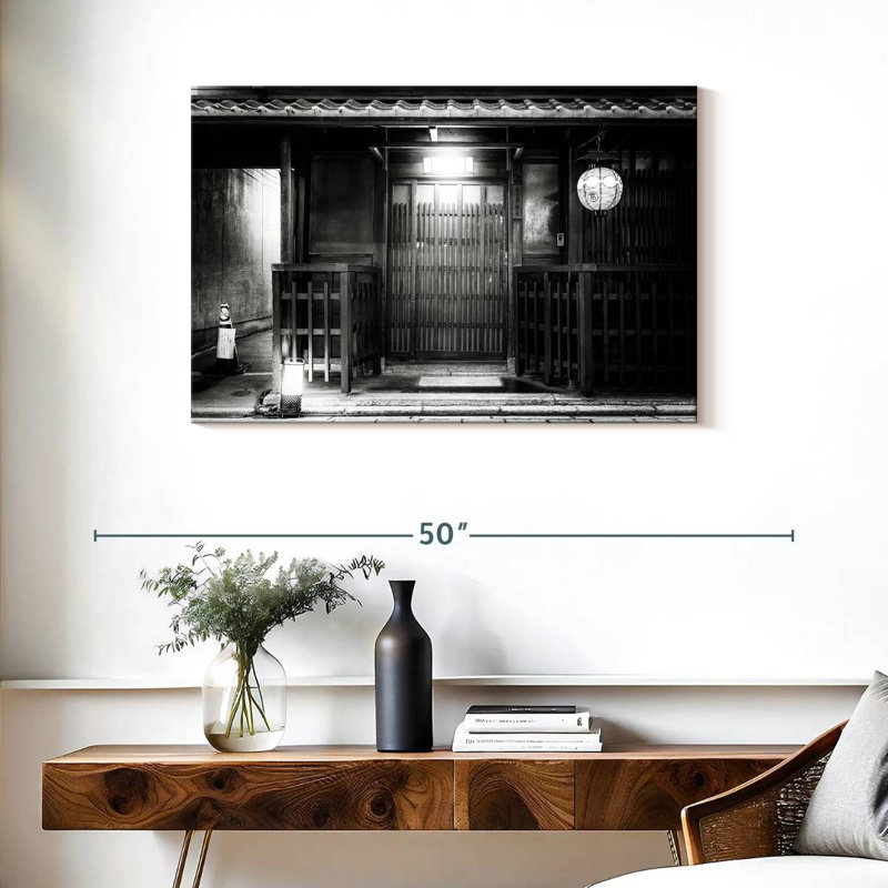 Japanese Restaurant Facade, 24" H x 36" W