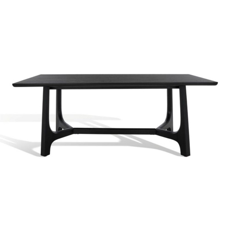 Liri Oak Dining Table, Black