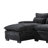123*55"Modern U-Shaped Sectional Sofa With Console
