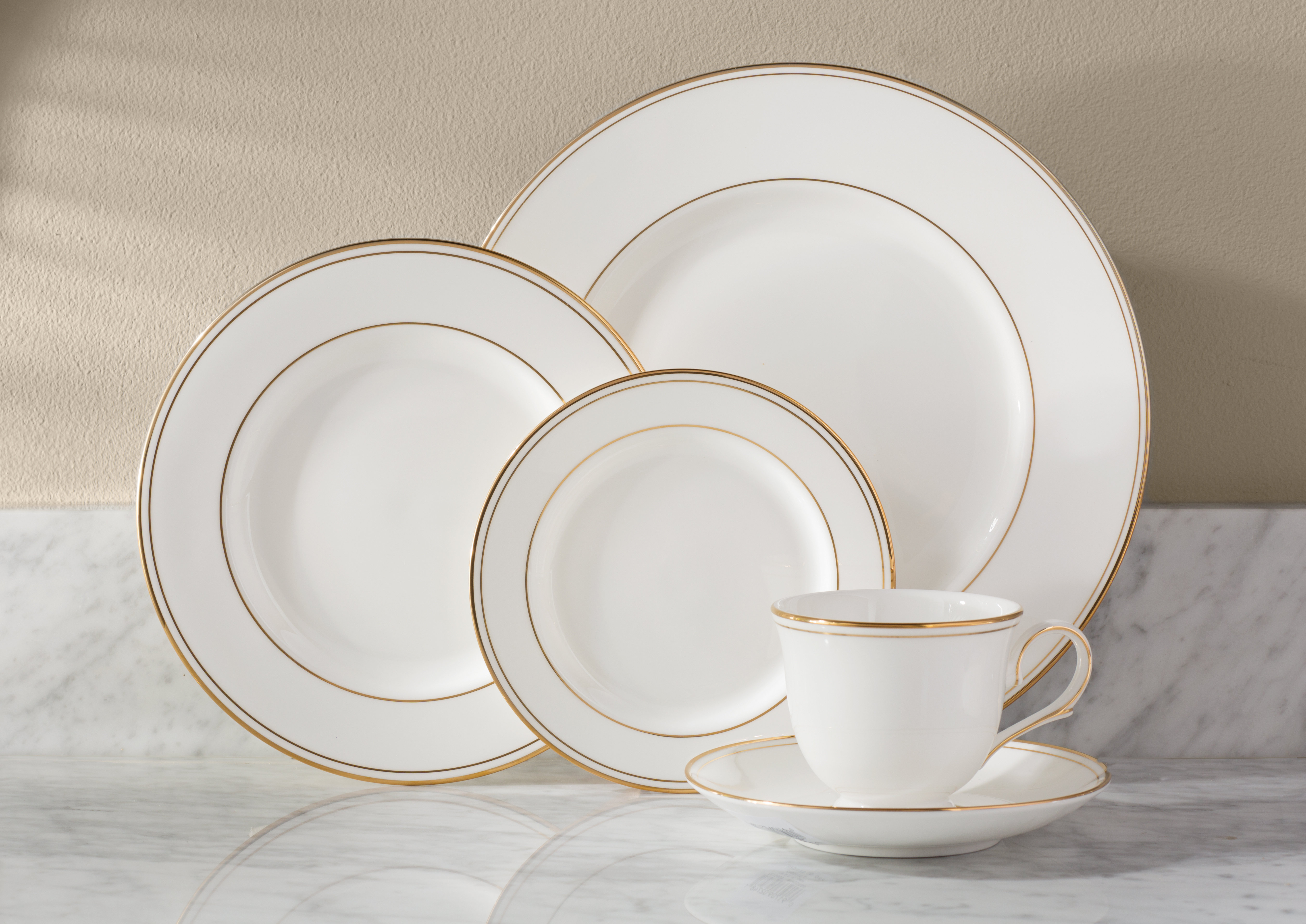 Lenox Federal Gold 5-Piece Place Setting & Reviews | Wayfair