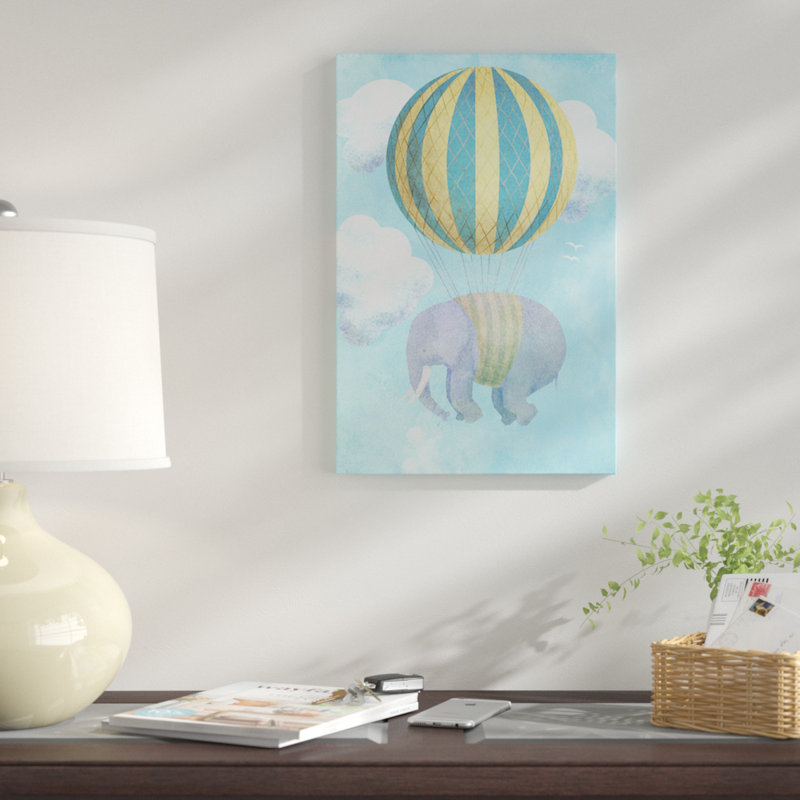 «Up and Away», impression sur toile, H 26 po x l 18 po x P 1,5 po, Toile tendue, Pas de tapis