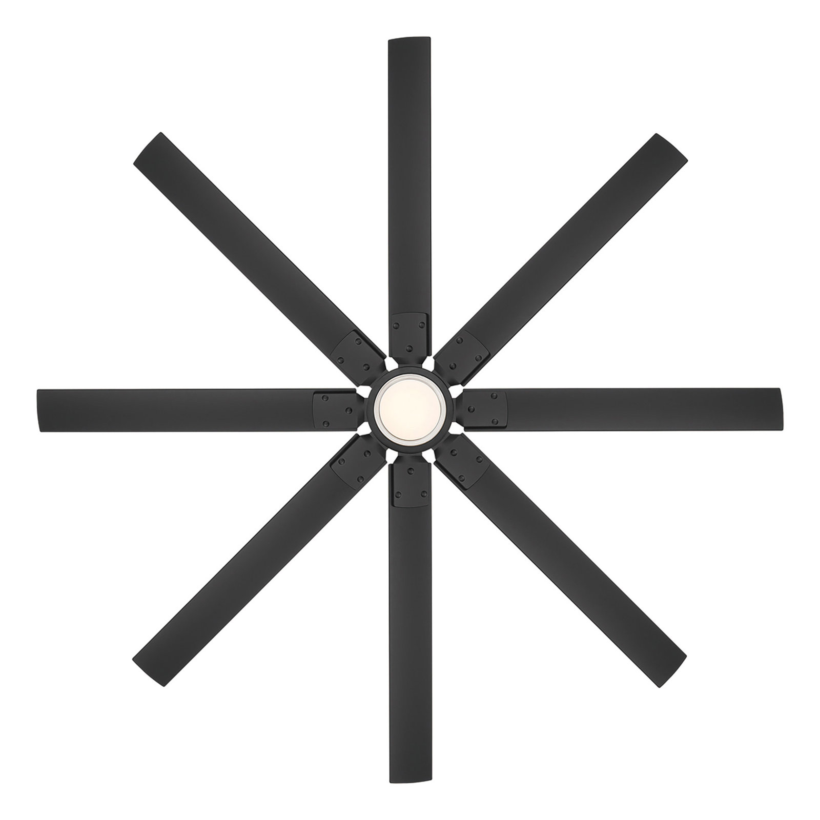 Renegade 66" Smart Ceiling Fan with LED Light Kit, 52", Matte Black, 3500K