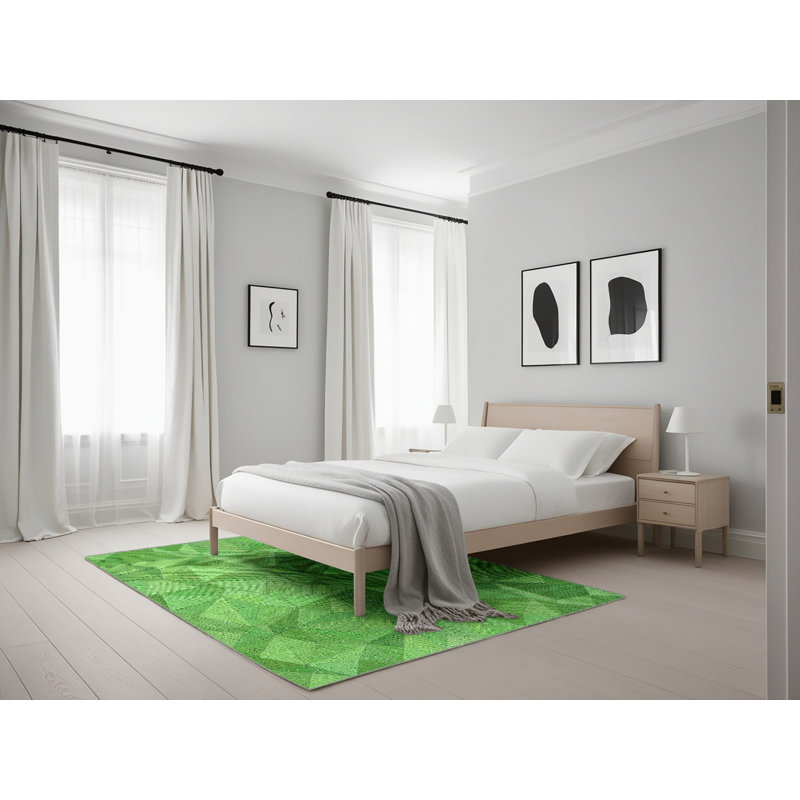 Rollison Geometric Indoor Rug, Rectangle 5' x 7'
