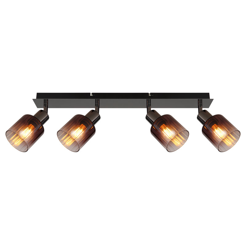 Glass Spotlight, Satin black