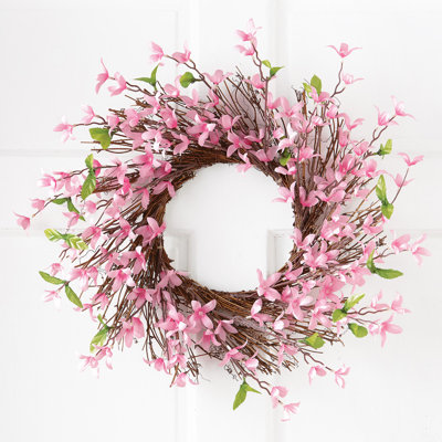 Couronne de printemps Forsythia 22 po