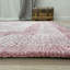 Tapis en coton tissé lavable mauve et lilas Alfa Rich Candelario-82161454