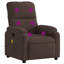 Fauteuil inclinable de massage avec massage par vibration à 6 points, chaise berçante ajustable en microfibre-1173209130