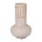 Boho Decorative Vase with Pottery Ecomix and Cane Accents - Handmade Woven Style Modern Versatile Statement Decor Piece-99378374