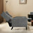 Adjustable Wingback Recliner With Button-Tufted Design | USB Charging & Space-Saving Foldable Side Table-122204999