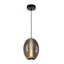 Celeste - Luminaire suspendu à DEL intégré 10 po - Abat-jour en verre Diamond - Finition bronze industriel-1680830542