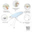 Brabantia Size C Ironing Board with Solid Steam Iron Rest-103878452