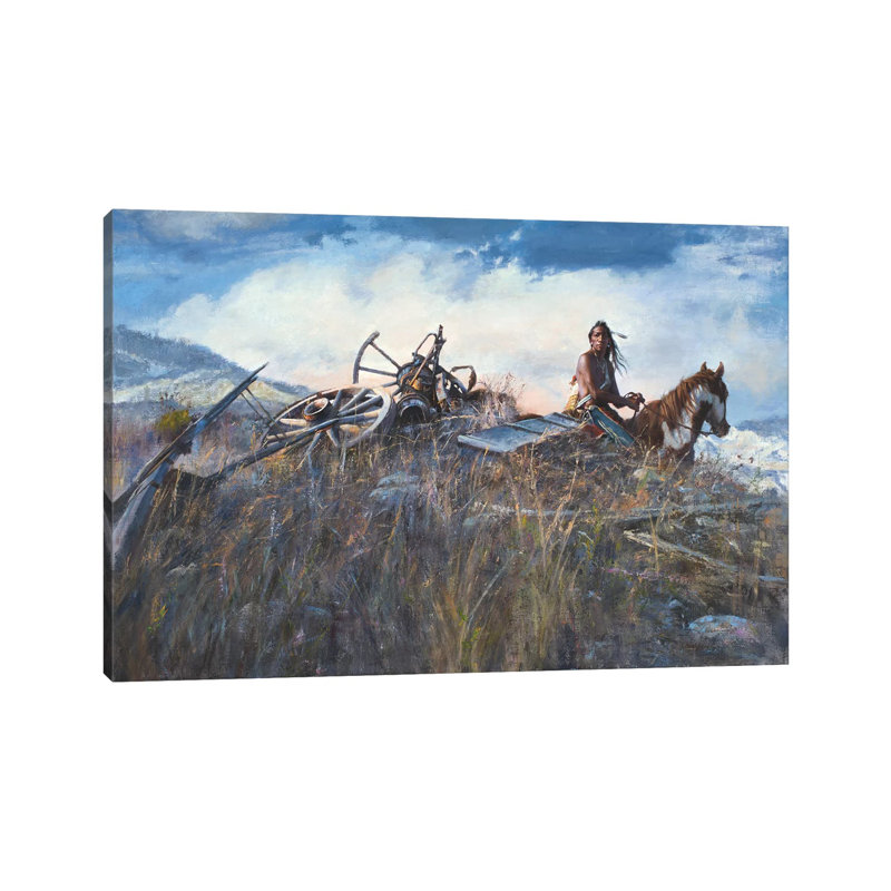 One Mans Treasure by David Edward Kucera - Wrapped Canvas Painting, 152.5 cm H x 101.5 cm W
